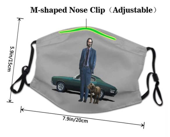 mondkapje hond john wick 2
